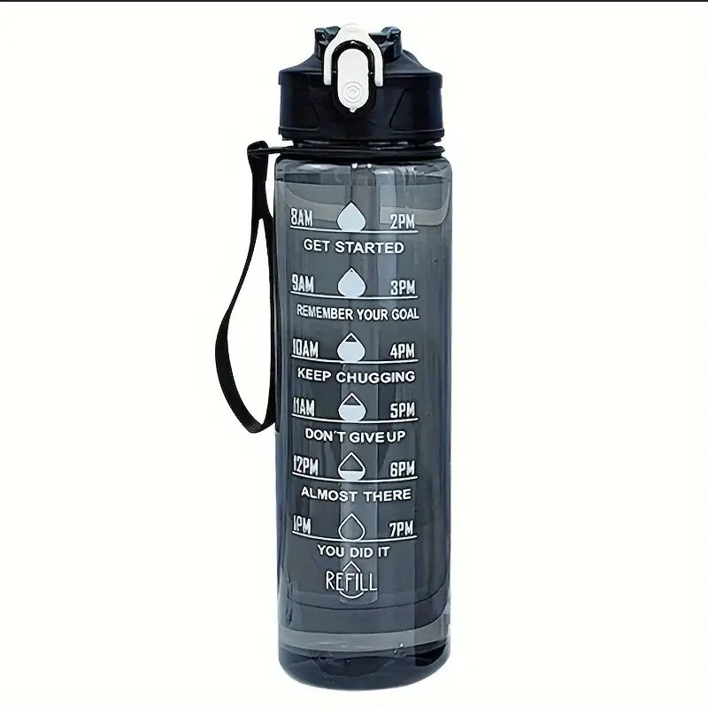 Sports Water Bottle with Time Scale — 800ml