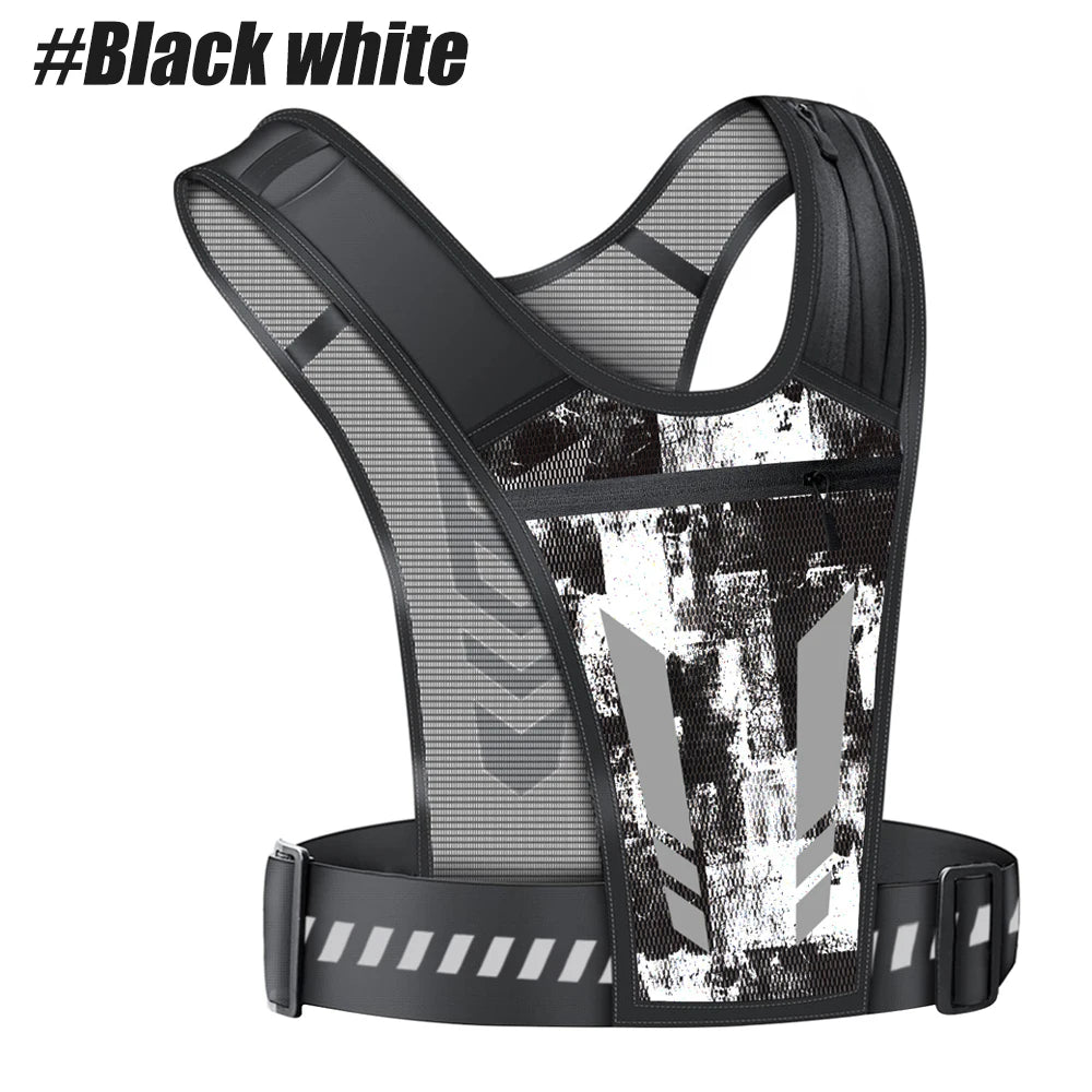 Reflective Running Vest with Phone Holder