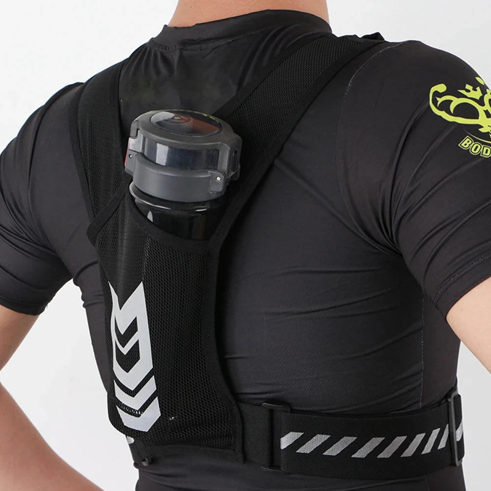 Reflective Running Vest with Phone Holder
