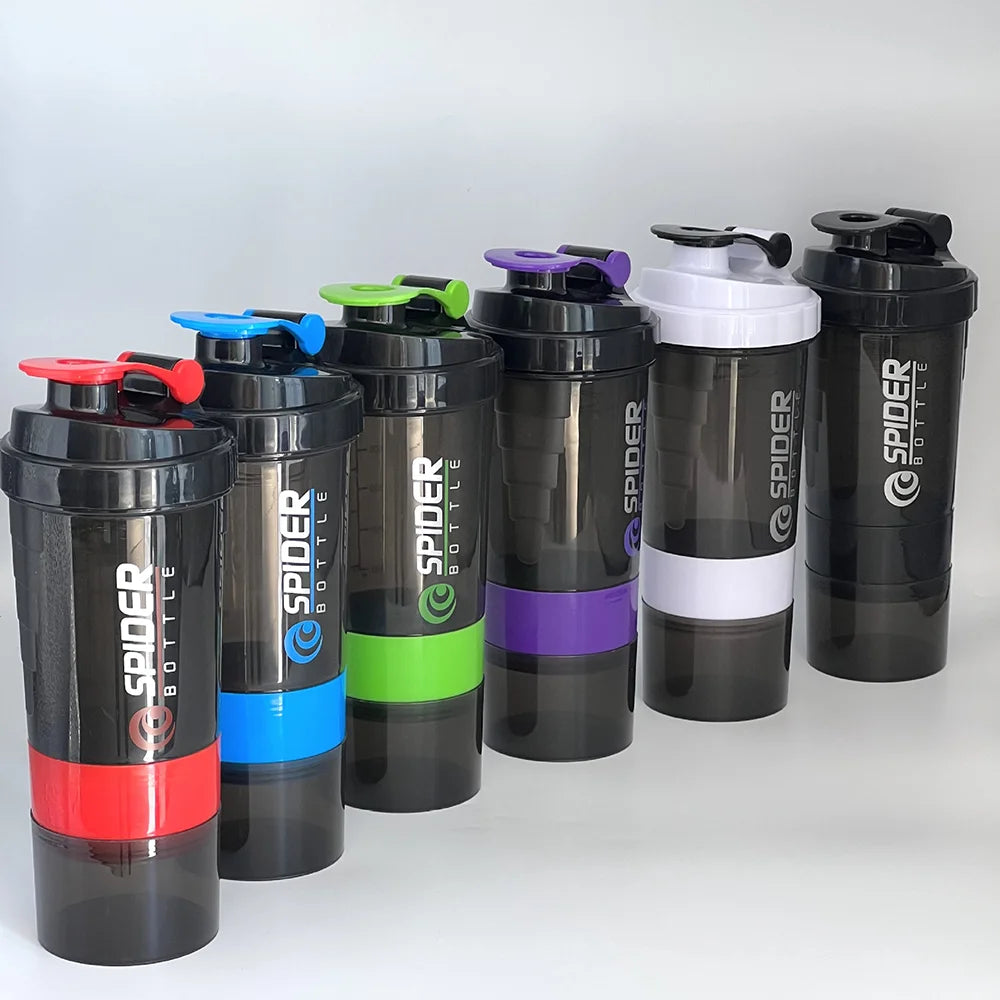 3-Layer Protein Shaker Bottle